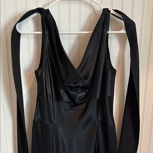 Banana Republic Black Silk Gown/Dress